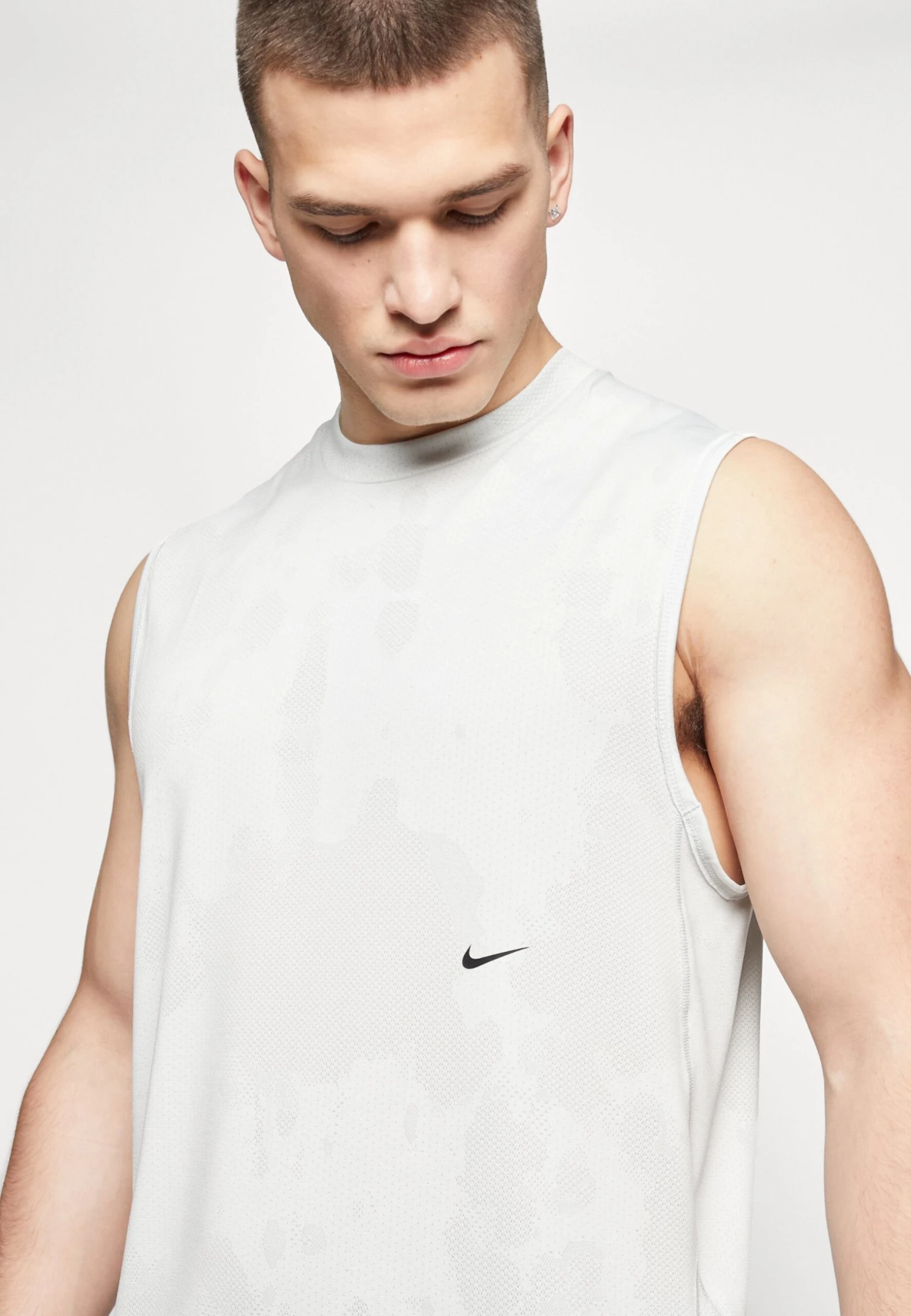 Nike Performance Tank - Top - White/Black 9 Nike Performance Tank - Top - White/Black - Image 7