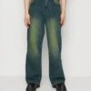 Jaded London Sandblast Colossus Baggy Fit - Relaxed Fit Jeans - Dark Blue Denim -Stock X f9b3a9d4952b4d8aad3693ba0bafc3fe
