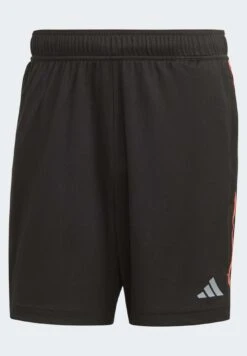 ADIDAS PERFORMANCE Workout Base- Sports Shorts - Black Bright Red Transparent -Stock X f9c86fb786384e9098387d5b23f2488c