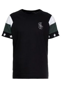 BRAVE SOUL Star - Print T-Shirt - Black Combo -Stock X fa311c8975d94ad79e36ab6258792523