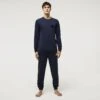 Lacoste Pyjama Top - Bleu Marine -Stock X fb383e6538094ccaae3198e78a9b8960