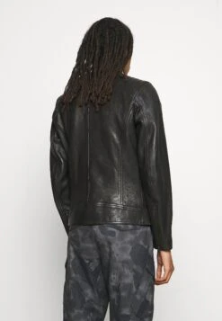 BELSTAFF Racer Jacket - Leather Jacket - Black -Stock X fb61ba789c354758aaed55cb4387db50