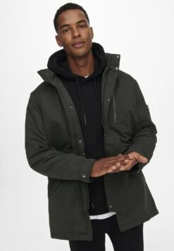Only & Sons Onsklaus Winter - Parka - Peat -Stock X fc369ccd1f4048adbdbf4d926fd01659