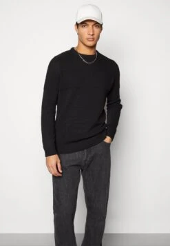 Only & Sons Onsal Life Crew- Jumper - Black -Stock X fca791d1ff8d499f82a7e77457dc1f68