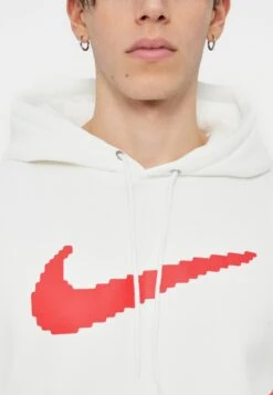Nike Sportswear CLUB - Sweatshirt - White/university Red -Stock X fcfa90a4691a4d278b195e938595f11d
