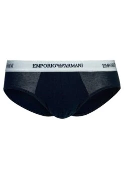Emporio Armani 2 Pack - Briefs - Blue/Grey -Stock X fd130cd4bb14403e999268181059ab57