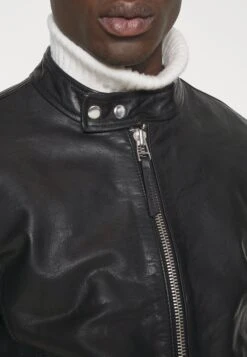 Tiger Of Sweden Hitt - Leather Jacket - Black -Stock X fdd8b44b21f6453491512f0b614f6c64