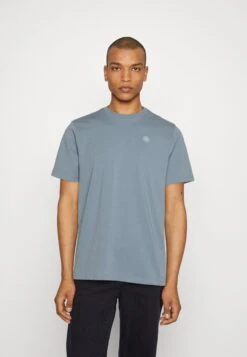 Alder Badge Vegan - Basic T-Shirt - Asley Blue